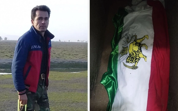 آخرین وصیت یک معترض: مرا پیچیده در پرچم شیر و خورشید دفن کنید