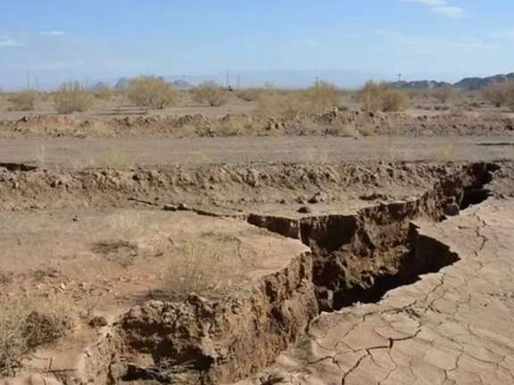 Land subsidence in Iran