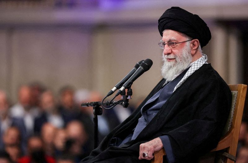 Khamenei targets US president over protests