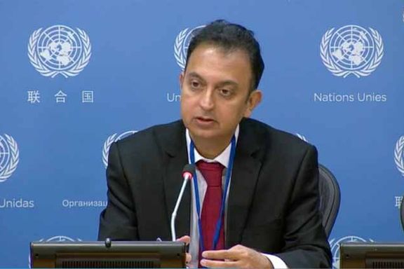 Special Rapporteur of the Human Rights in Iran Javaid Rehman.