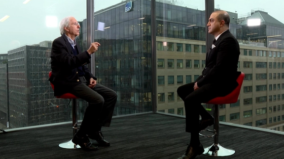 Dennis Ross, a former Middle East aide in the Obama administration, during an interview with Iran International’s Arash Alaei