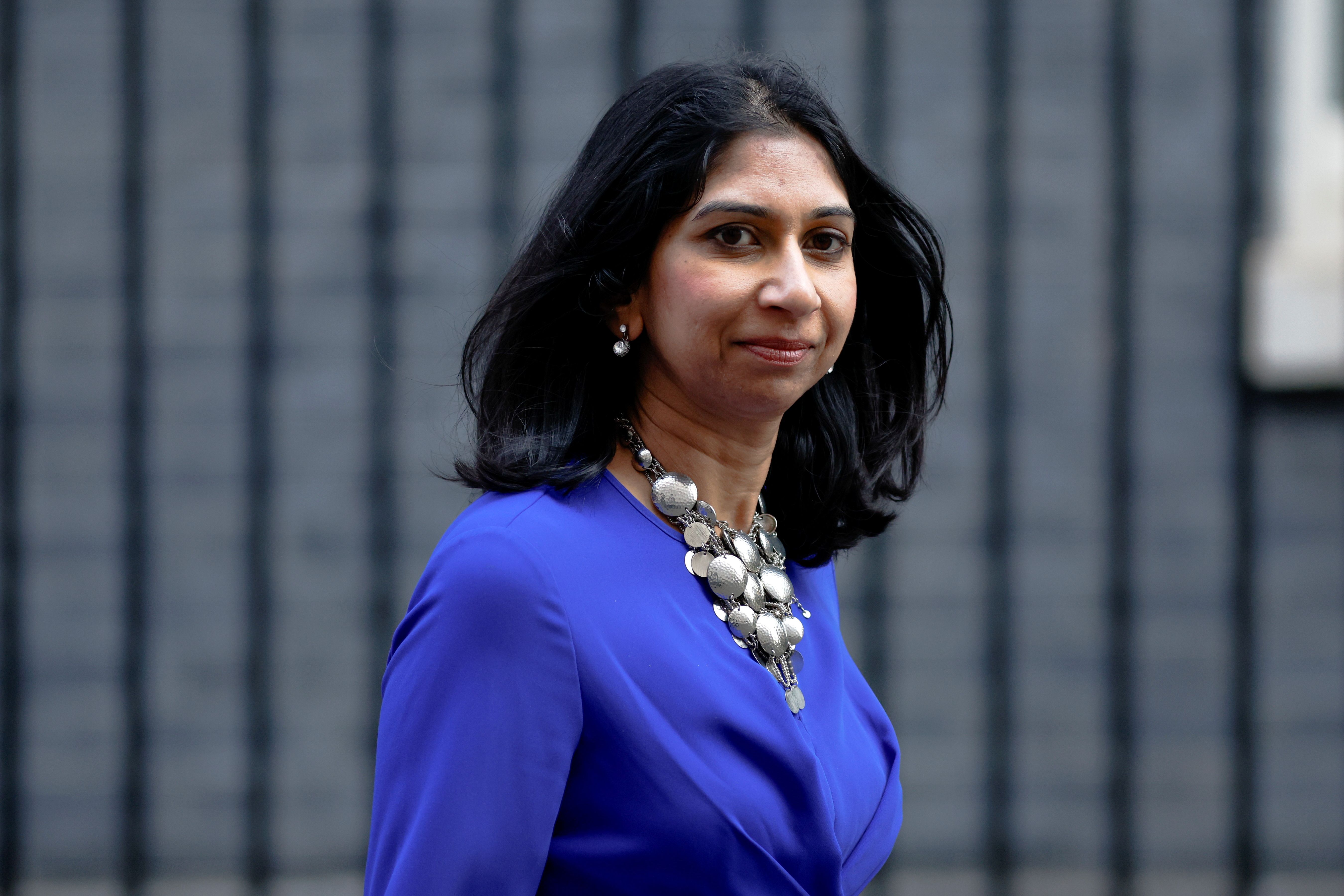 Britain's Home Secretary Suella Braverman (March 23, 2022)