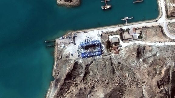 بندر بارکو پس از حمله، ۱۵ اسفند