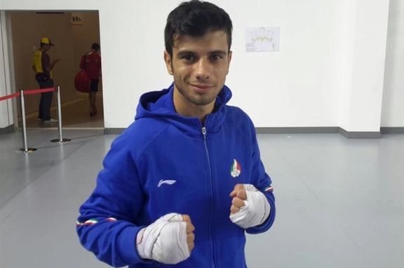 Omid Ahmadisafa, Iranian kickboxer. FILE PHOTO