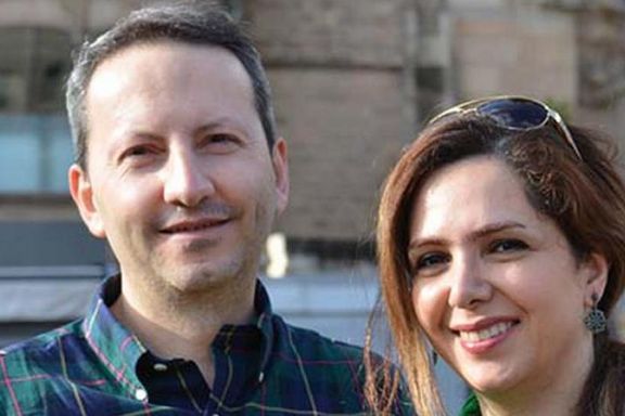 Djalali with his wife before traveling to Iran and arrested. Undated