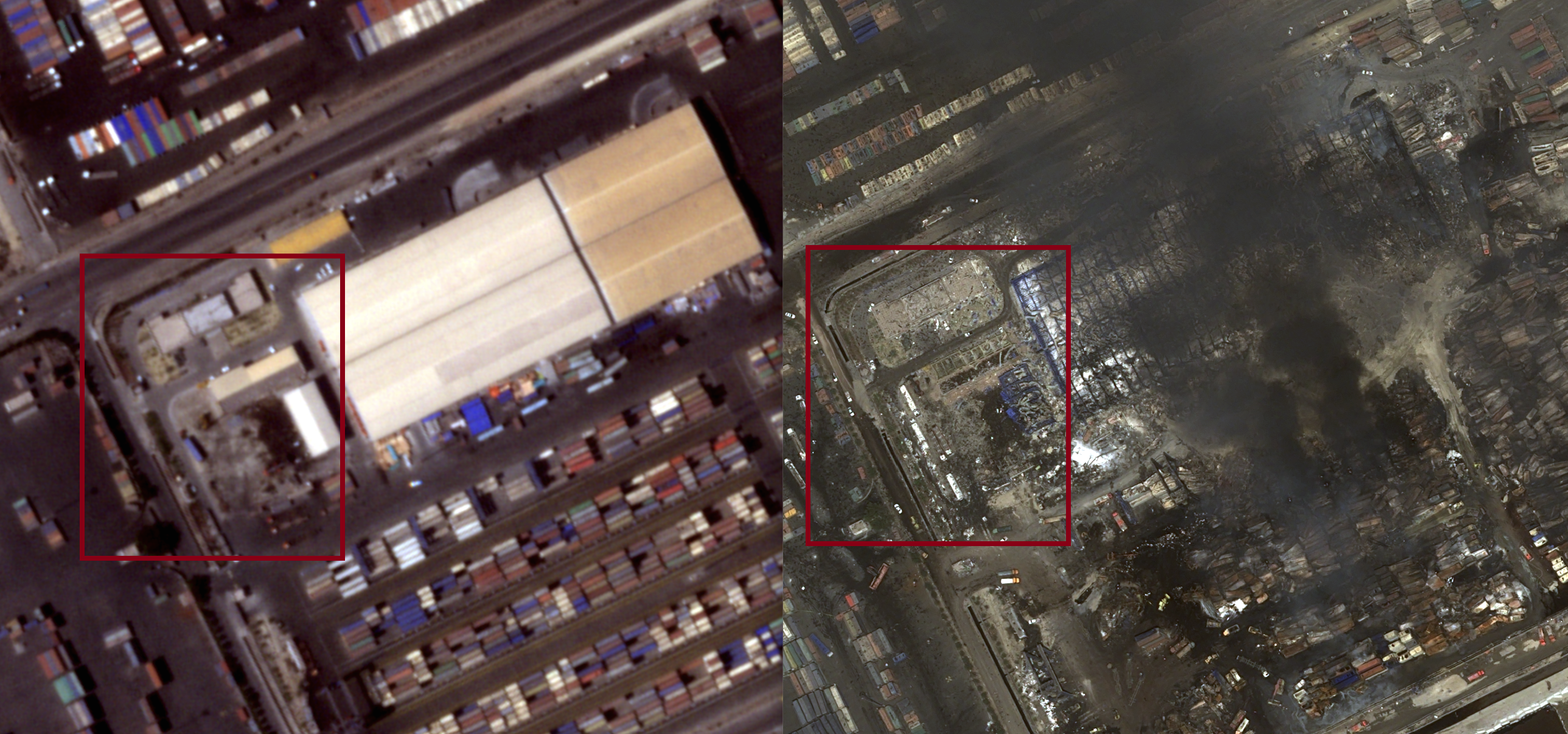 تخریب بناهای جانبی شرکت توسعه خدمات دریایی و بندری سینا 