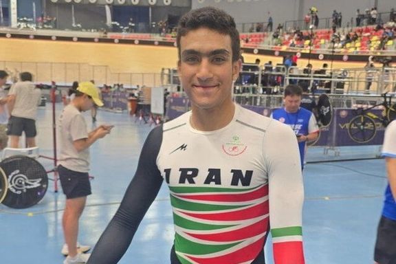 دومین مدال پدیده دوچرخهسواری ایران در قهرمانی پیست آسیا
