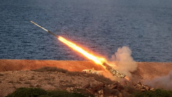 An Iranian missile test on December 22, 2021