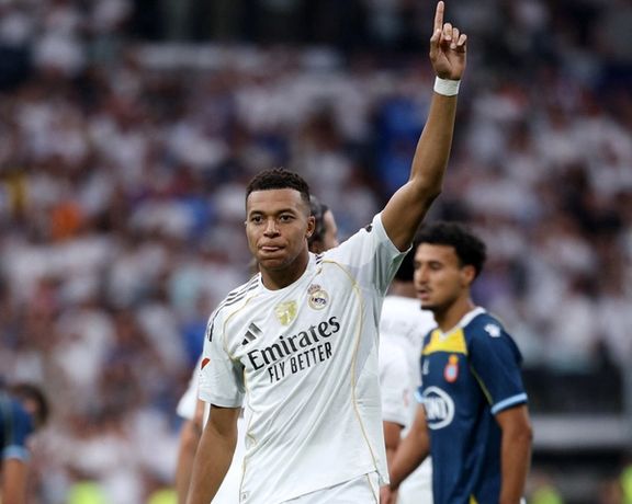 رئال مادرید ۲-۰ اسپانیول؛ پنجمین پیروزی پیاپی رئال با پنجمین گل فصل امباپه