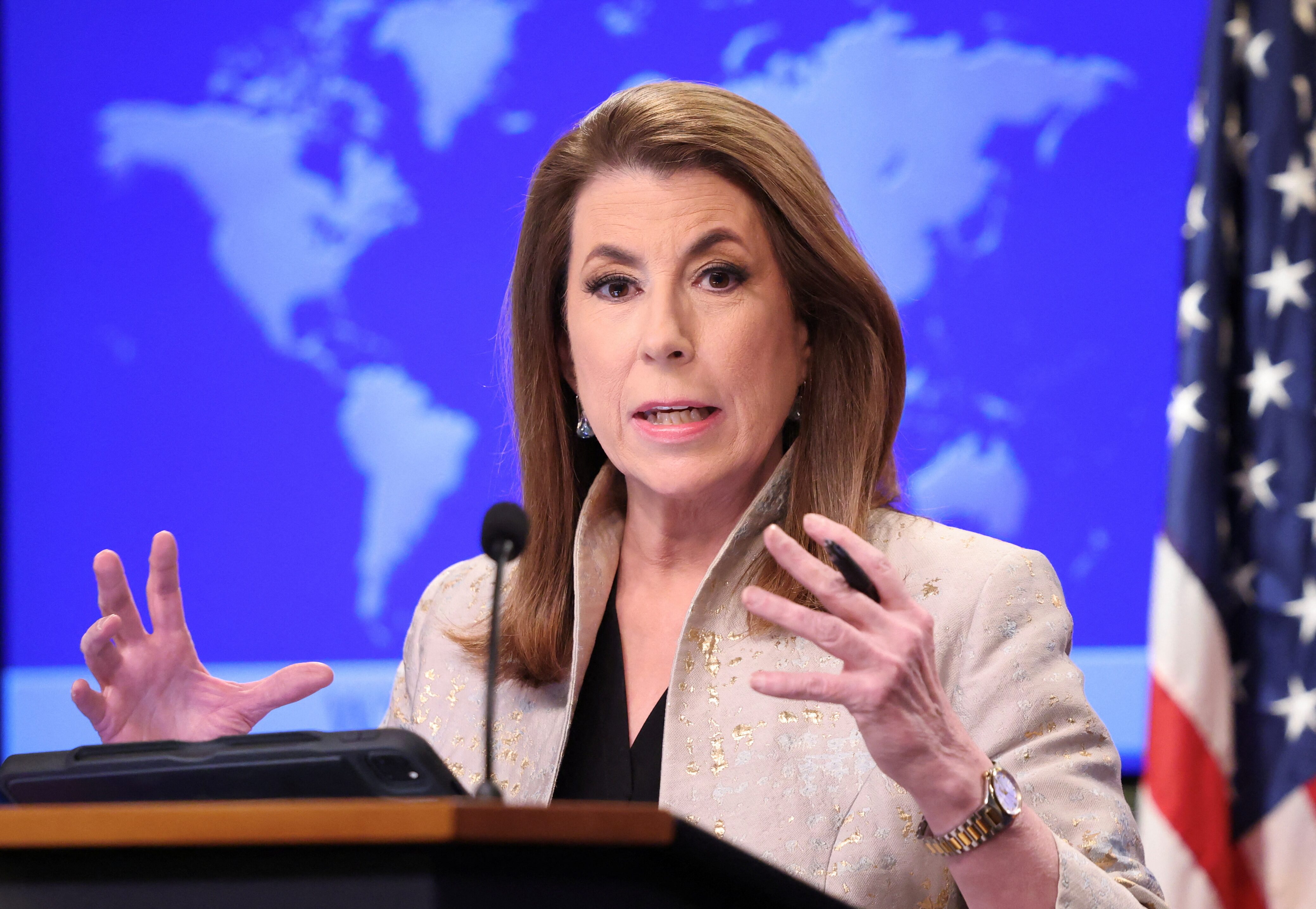 US State Department spokesperson Tammy Bruce 