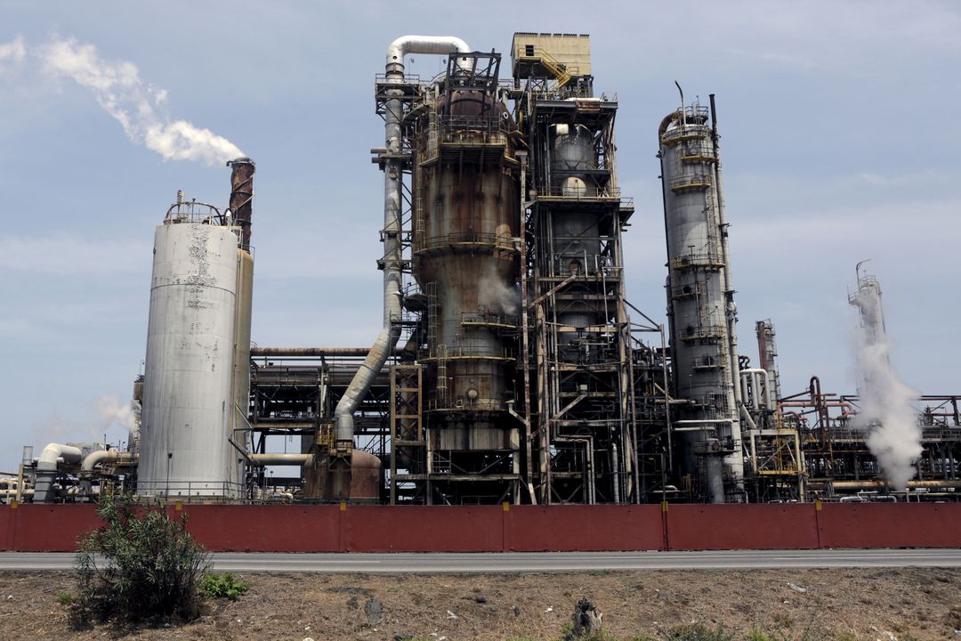 El Palito refinery which belongs to PDVSA is seen in Puerto Cabello, in the state of Carabobo, March 2, 2016.
