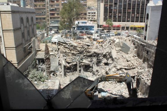 The aftermath of the attack on Iran's consulate in Damascus on April 1, 2024