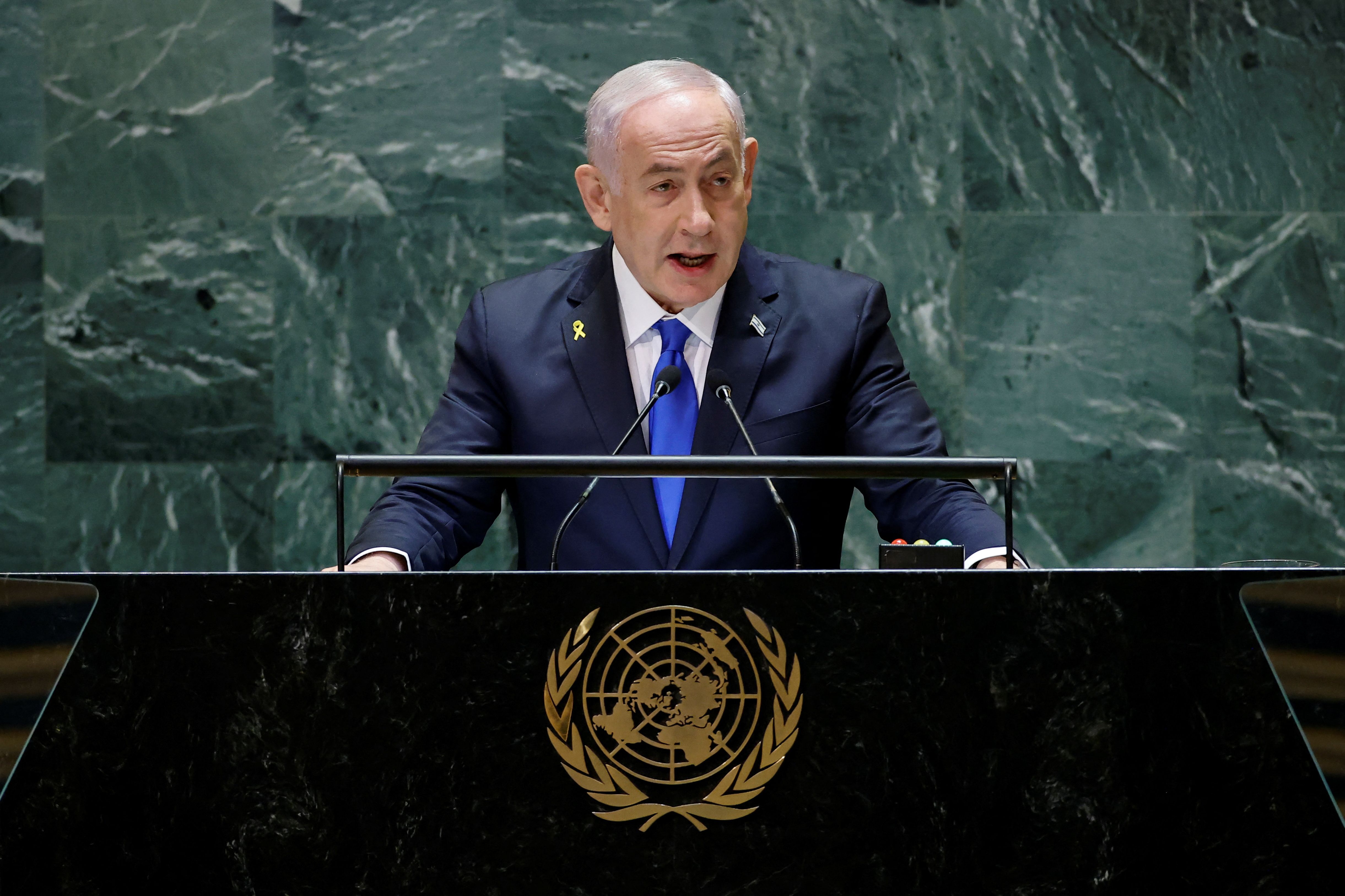 نتنياهو من الأمم المتحدة: لا مكان في إيران لا تطاله ذراعنا الطويلة 
