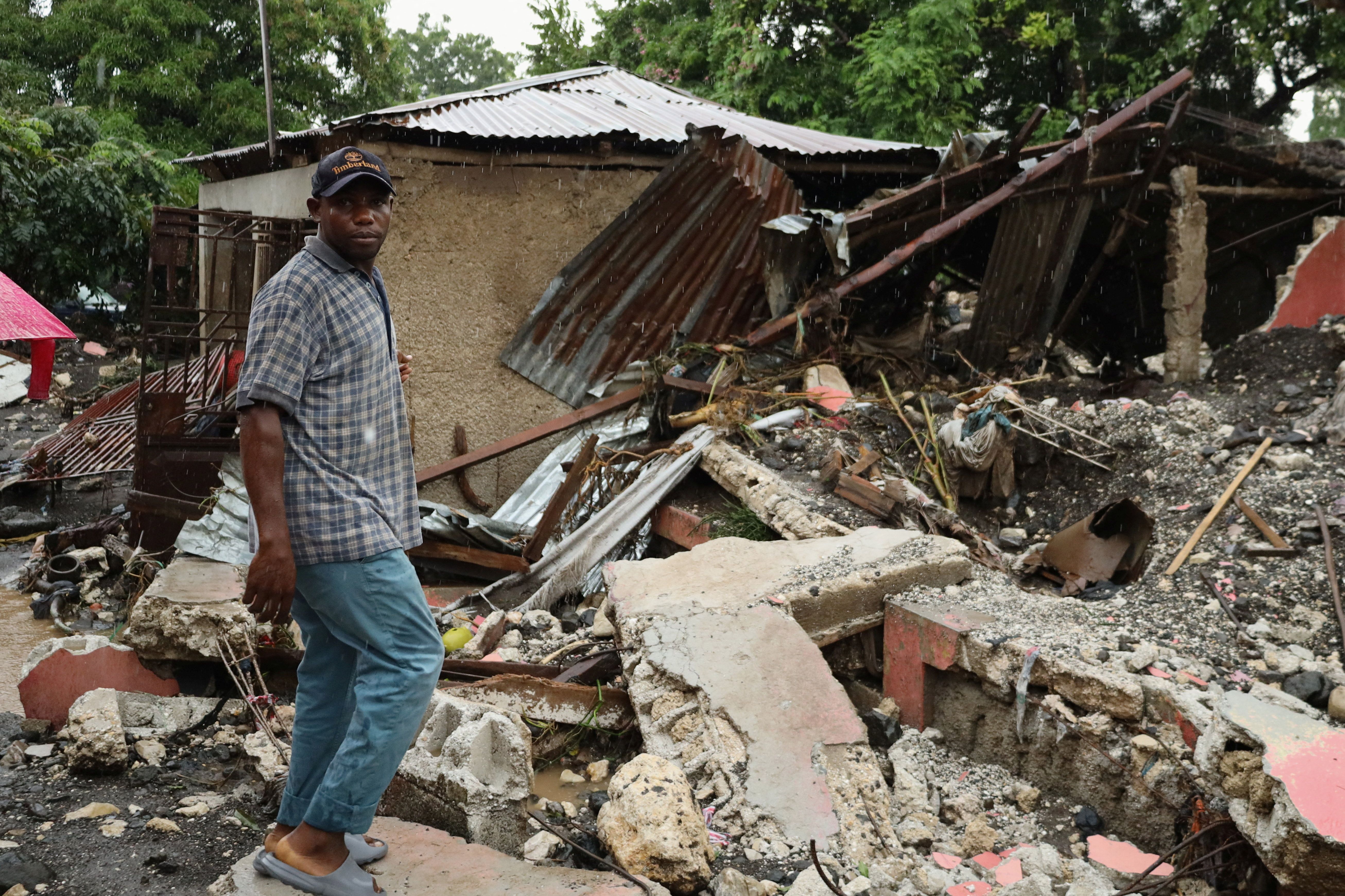 ویرانه‌های ناشی از طوفان ملیسا در هائیتی