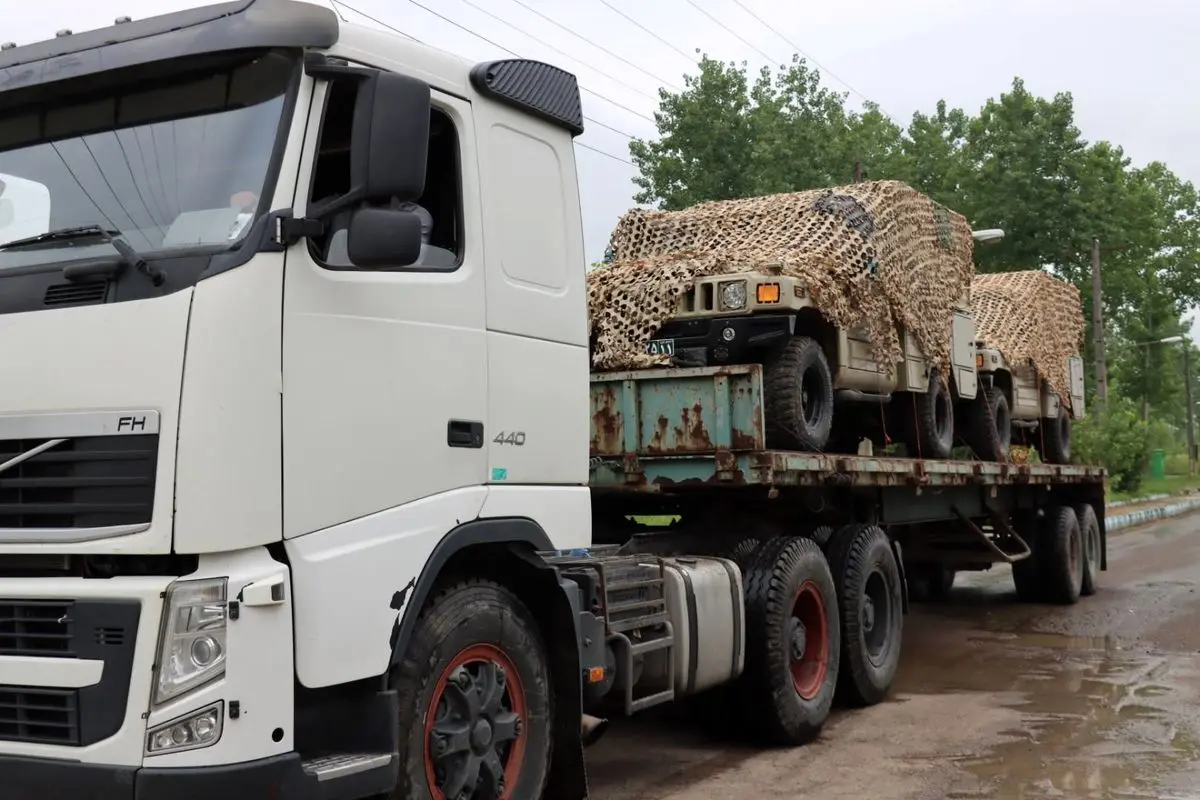 رزمایش مشترک سپاه پاسداران و ارتش جمهوری‌ آذربایجان در قره‌باغ 
