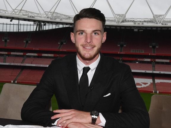 بمب نقل و انتقالات پریمیرلیگ؛ دکلن رایس ستاره وستهم با ۱۲۰ میلیون یورو به آرسنال پیوست