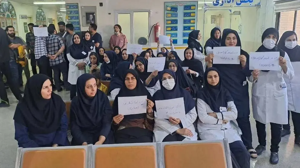 Nurses Day in Iran marked by nationwide protests 