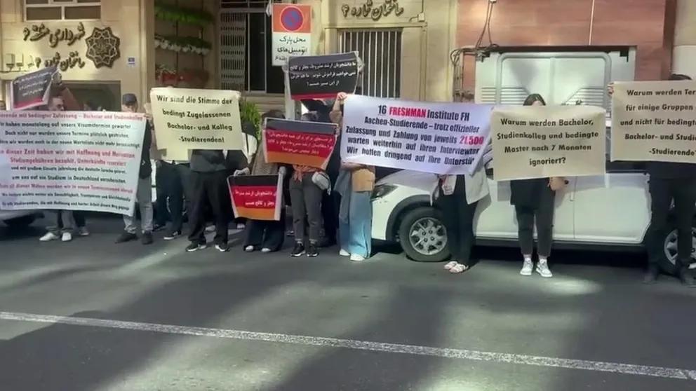 German visa delays leave Iranians stranded, separated from families