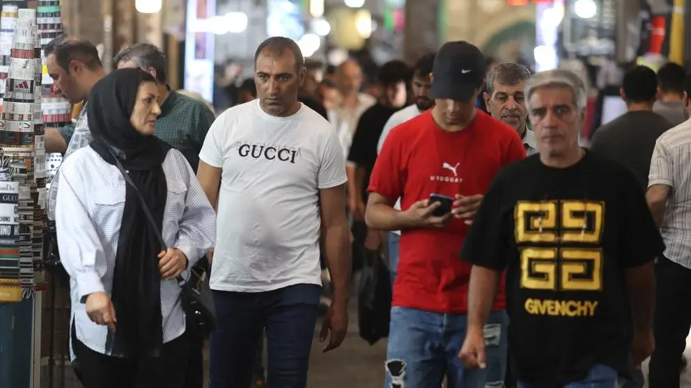 People walk in Grand Bazaar, in Tehran, Iran, September 8, 2024.