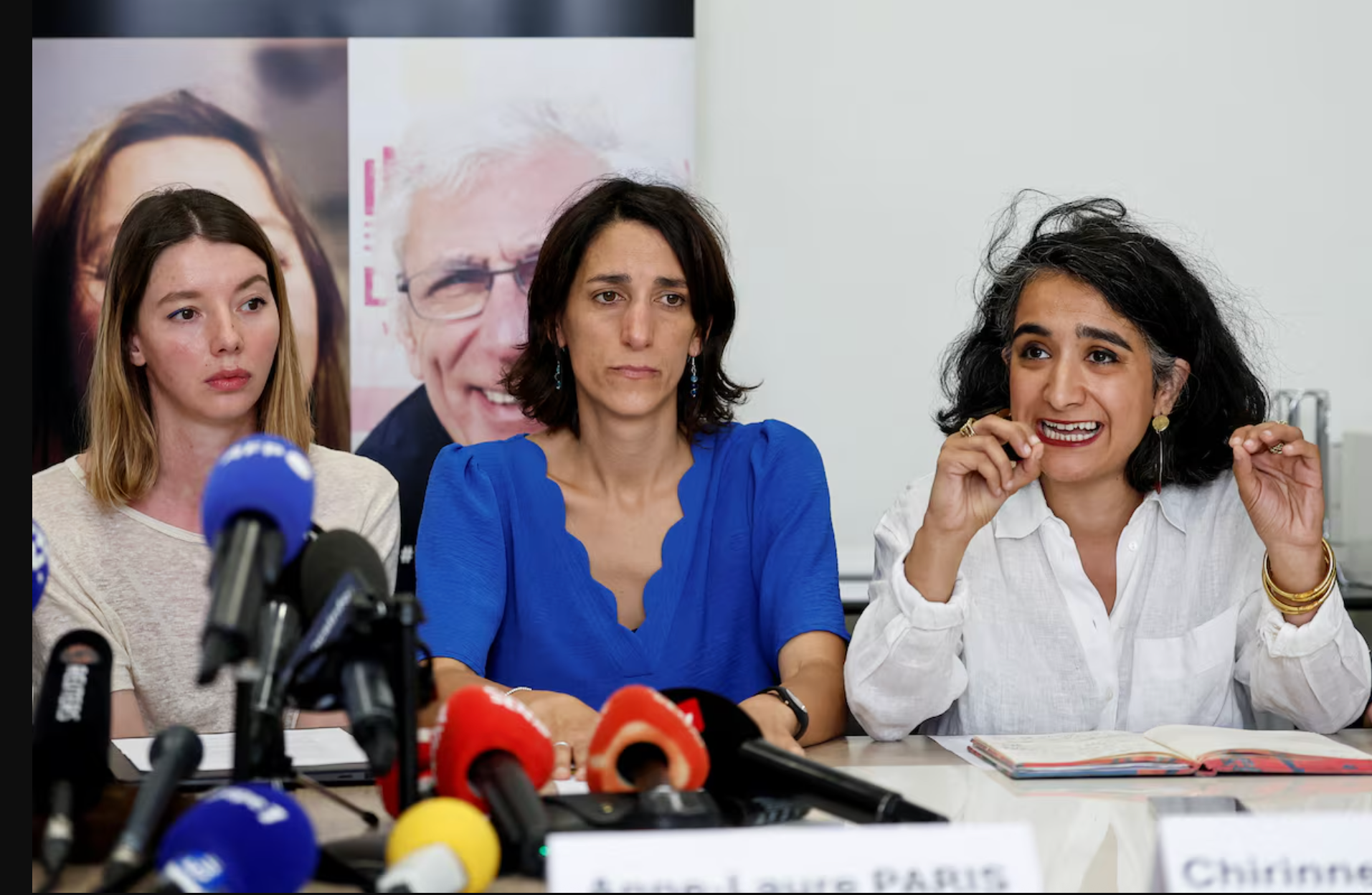 کنفرانس مطبوعاتی خانواده این دو زندانی در پاریس - ۲۷ ژوئن ۲۰۲۵