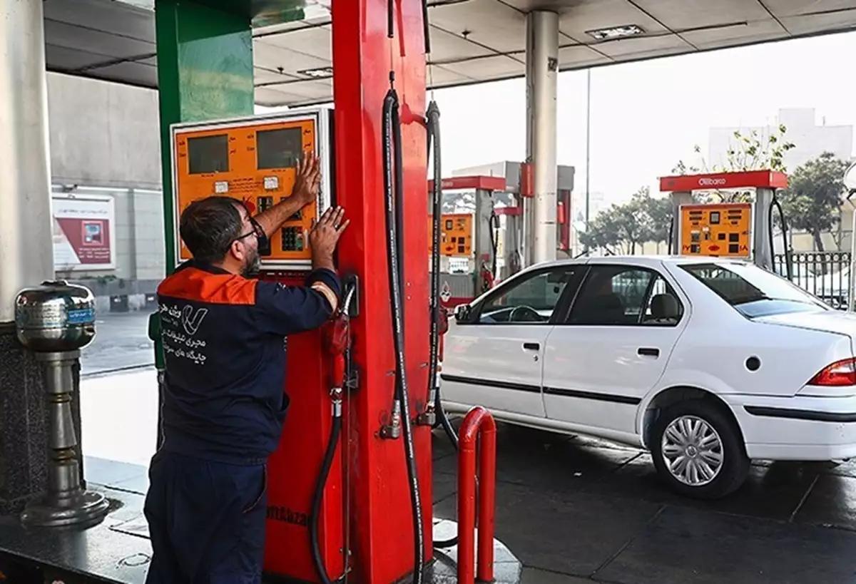 A gas station in Iran 