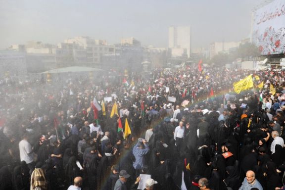 Iranians attend the funeral procession of assassinated Hamas chief, Ismail Haniyeh in Tehran, Iran, August 1, 2024.