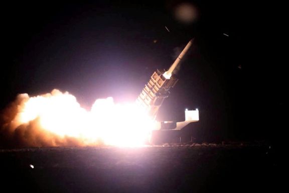 Photo released by Iran showing military drills against air attacks, in February 2023