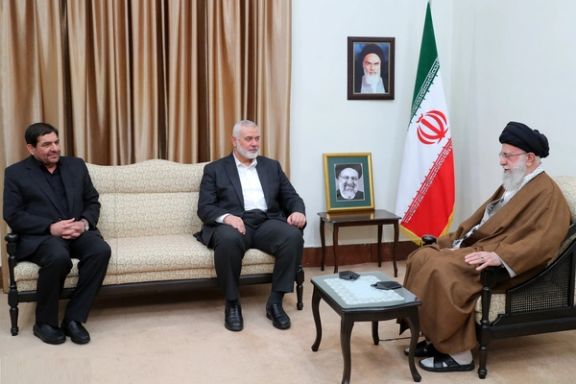 Khamenei Hails Global Anti-Israel Rhetoric in Meet With Hamas Leader