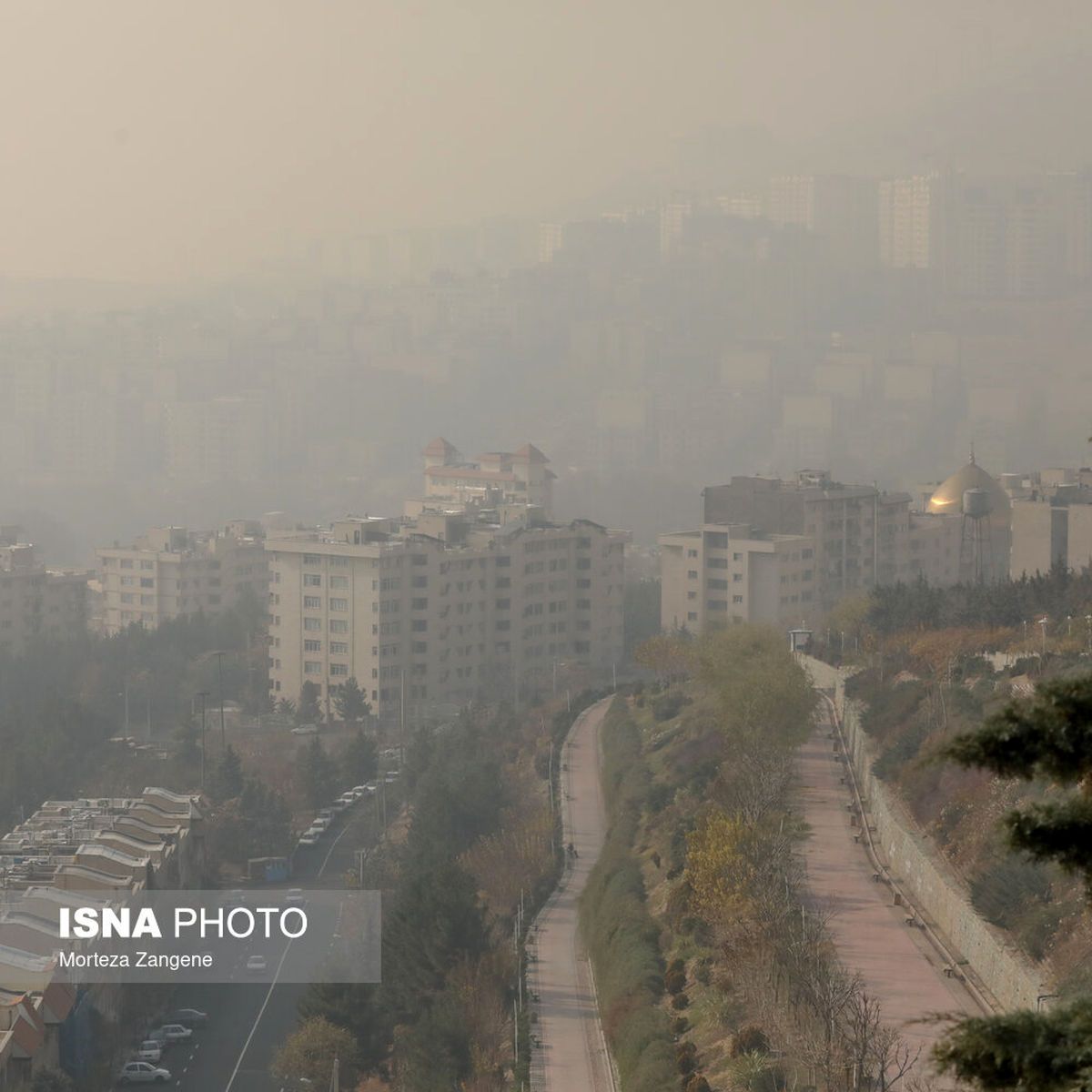 بحران آلودگی هوا در شهرهای مختلف ایران؛ هوای تهران ناسالم برای گروه‌های حساس