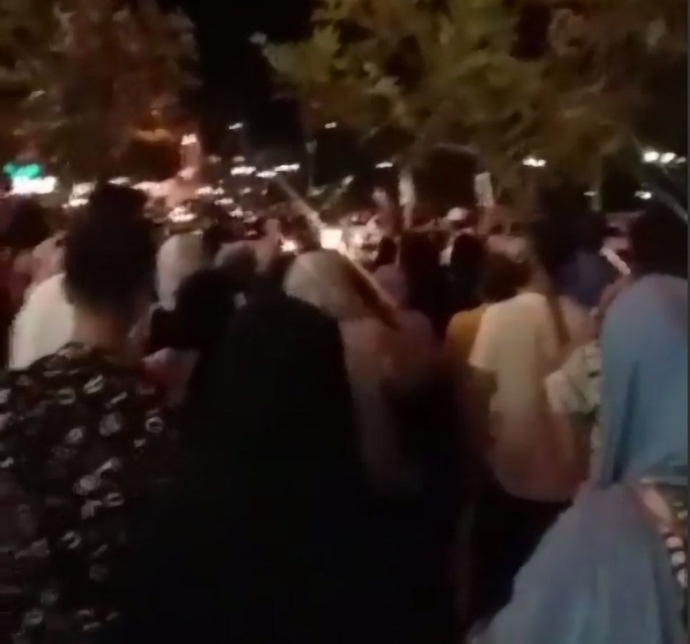 اعتراض مردم همدان به بحران بی‌آبی