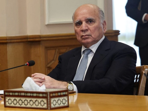 Iraqi Foreign Minister Fuad Hussein attends a trilateral meeting with counterparts of Egypt and Jordan, at the Ministry of Foreign Affairs in Cairo, Egypt, August 15, 2023.