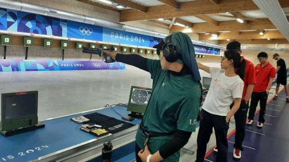 دومین حذف در پاریس؛ هانیه رستمیان از جدول تپانچه ۱۰ متر المپیک کنار رفت