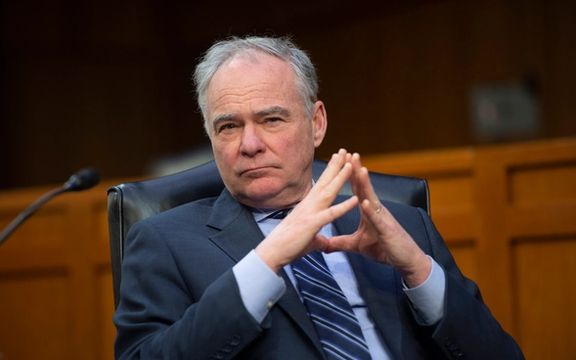 US Democratic Senator Tim Kaine. February 15, 2022