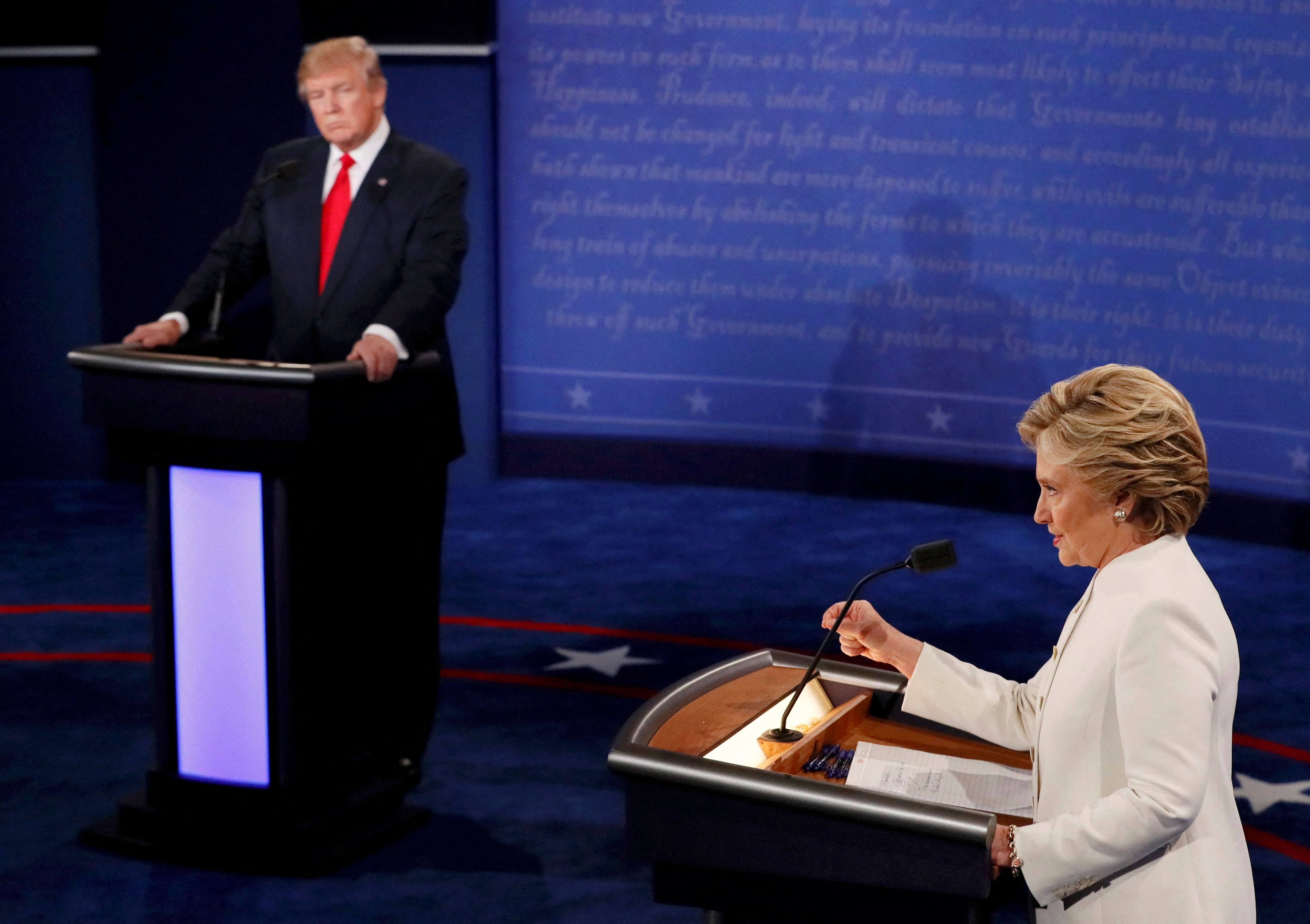 دونالد ترامپ و هیلاری کلینتون، نامزدهای انتخابات ریاست‌جمهوری سال ۲۰۱۶ در آمریکا