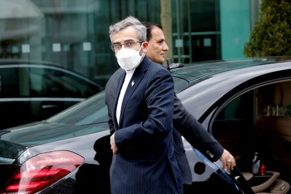Iran's chief nuclear negotiator Ali Bagheri Kani arrives at Palais Coburg where nuclear talks with Iran take place in Vienna, February 28, 2022.