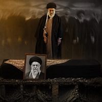 علی خامنهای؛ بلاگر نماز میت که جنازهاش ۱۰۰ روز بر زمین مانده است