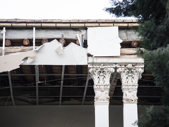 The Chehel Sotun (40 Columns), a 17th century pavilion and garden in Iran's historic city of Isfahan, was damaged in US-Israeli strikes, March 9, 2026
