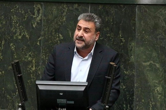 Heshmatollah Fallahatpisheh speaking in the Iranian parliament in 2018