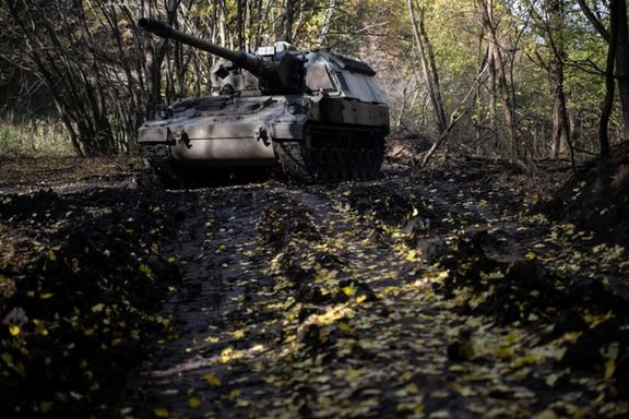 نیروهای اوکراینی مستقر در منطقه دونتسک در شرق این کشور، پنجم آبان