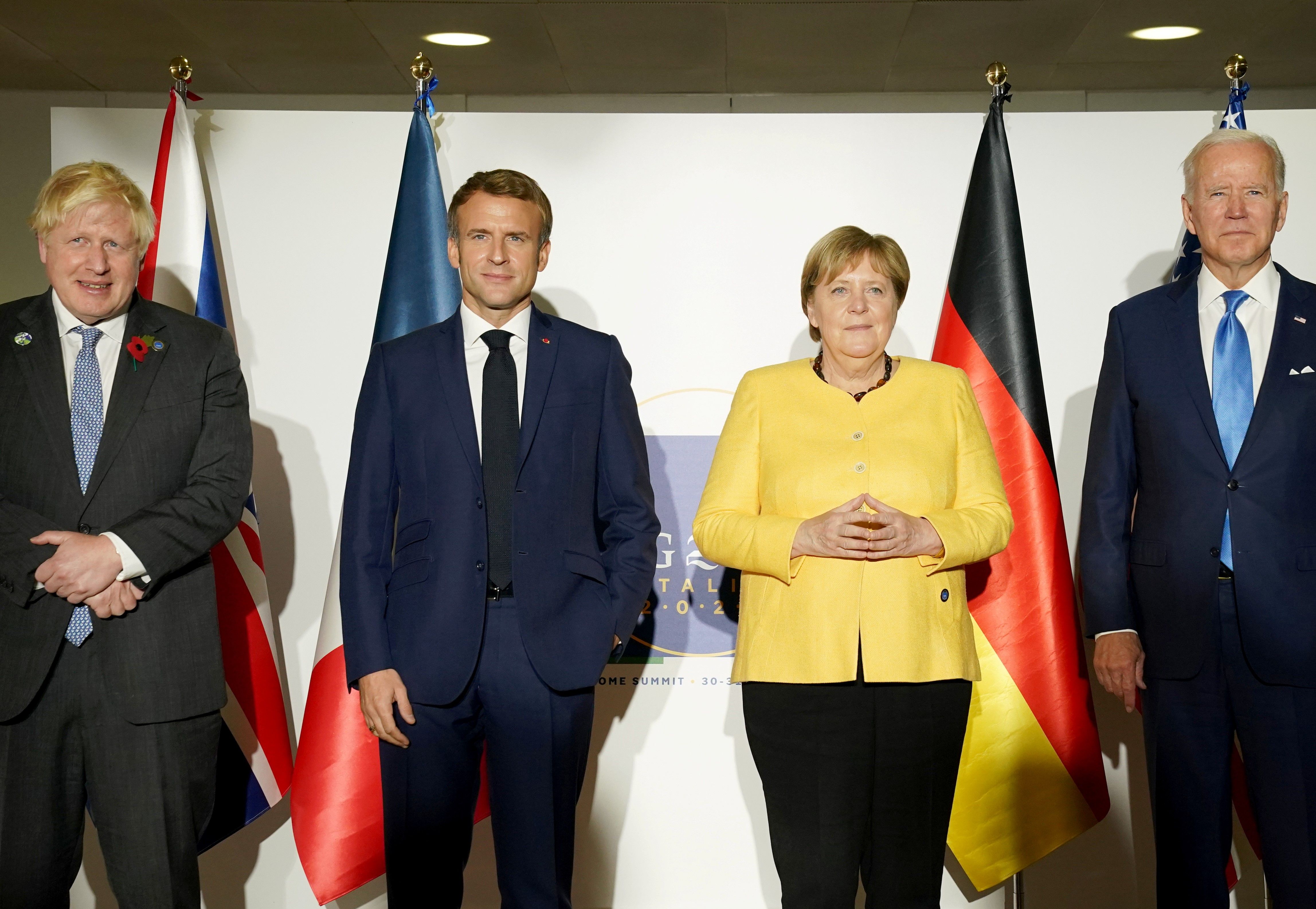 Biden, Merkel, Johnson, Macron Meet In Rome To Discuss Iran