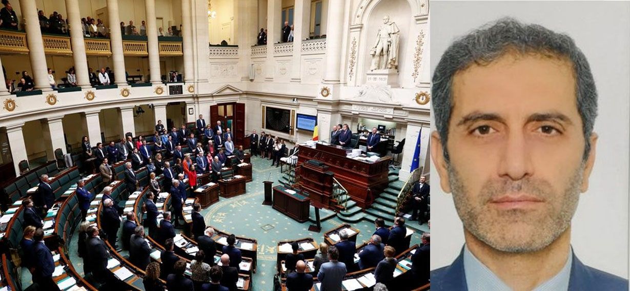 مشروع قانون لتبادل السجناء في بلجيكا:احتمال تسليم دبلوماسي إيراني متهم بالإرهاب إلى طهران
