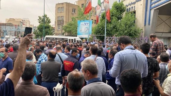 A general strike of city bus drivers and workers in Tehran on Monday