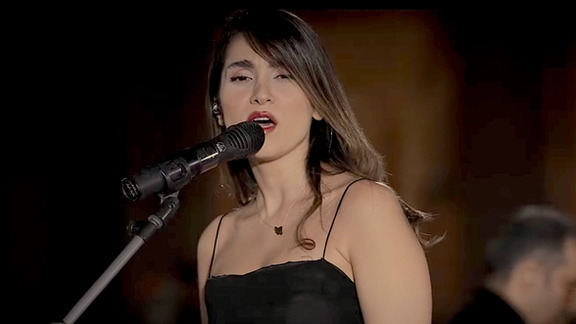 Parastoo Ahmadi singing without hijab in Iran, December 11, 2024