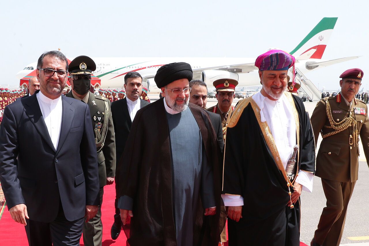 Iran’s President Raisi Arrives In Oman To Meet Sultan Bin Tariq 