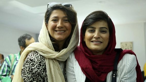 Iranian journalists Niloofar Hamedi (left) and Elaheh Mohammadi, accused of reporting on Mahsa Amini
