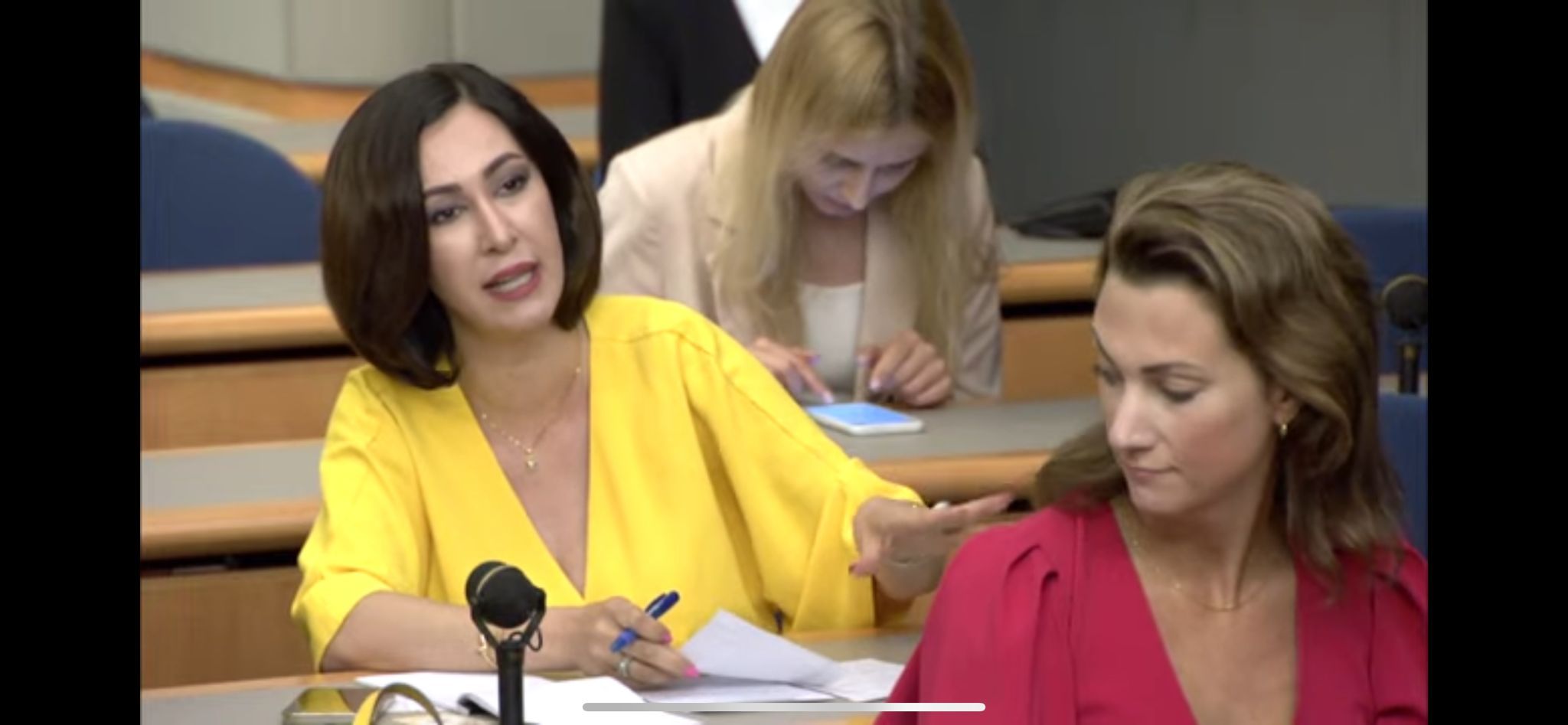 Iran International’s correspondent Samira Gharaei during a press briefing of US State Department Spokesperson Ned Price on June 14, 2022 