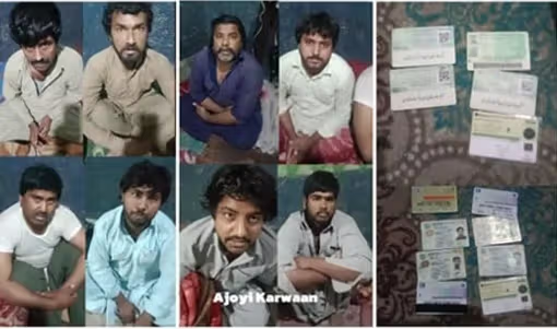 Photos and ID cards of the eight Pakistani nationals killed in Iran