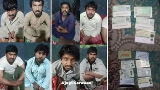 Photos and ID cards of the eight Pakistani nationals killed in Iran