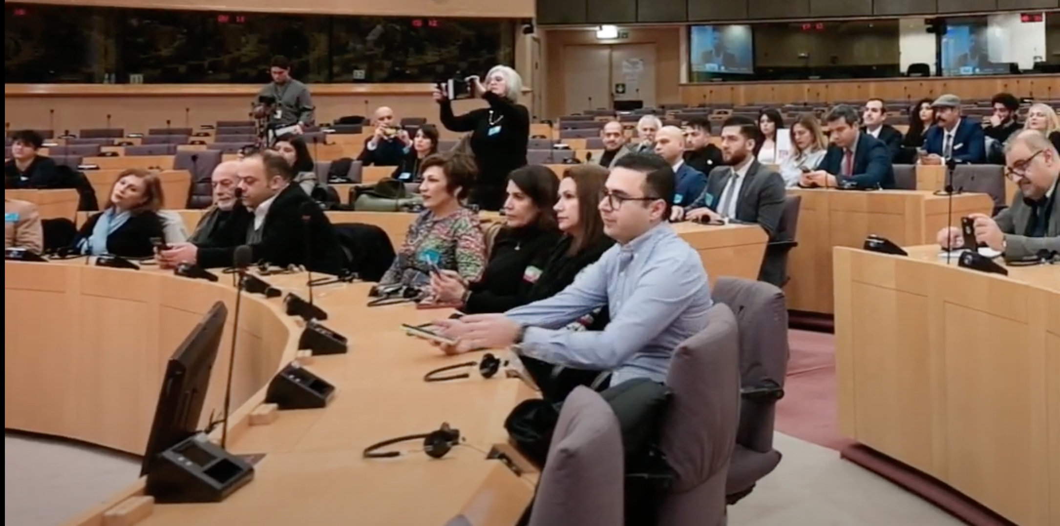 A view from the European Parliament’s meeting on IRGC designation as a terrorist group on January 27, 2023  