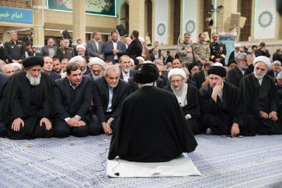 Iran's supreme leader Ali Khamenei meets top officials including president Masoud Pezeshkian and judiciary chief Gholamhossein Mohseni Ejei
